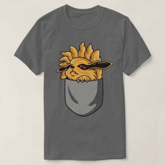 ポケットの中のキツネ Tシャツ (デザイン正面)