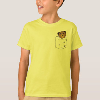 ポケットの中のクマ Tシャツ