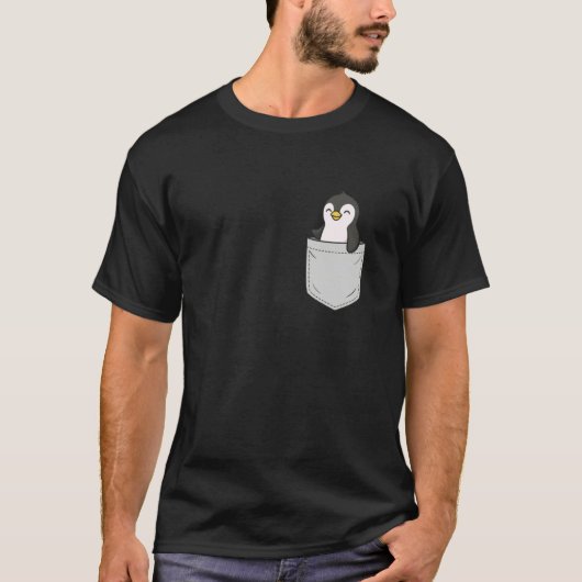 ポケットの中のペンギン Tシャツ (正面)