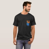 ポケットの中の面白いホットドッグ 7月4日 Tシャツ (正面フル)