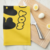 ポケットは平らにしないのが好きだ キッチンタオル (四つ折り)