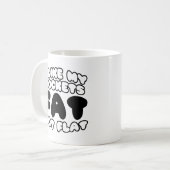 ポケットは平らにしないのが好きだ コーヒーマグカップ (正面左)