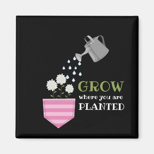 ポケットを作る場所で育感動的て マグネット (正面)