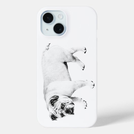 ポケットを明るくするやさしい犬のケース Case-Mate iPhoneケース (裏面)