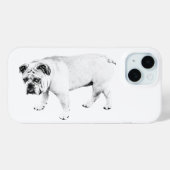 ポケットを明るくするやさしい犬のケース Case-Mate iPhoneケース (裏面 (横))