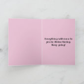 ポケットを植えた場所で成長す感動的る カード (内部)