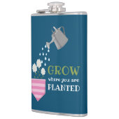 ポケットを植えた場所で成長す感動的る フラスク (左)