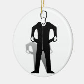 ポケットを空にする セラミックオーナメント (左)