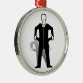 ポケットを空にする メタルオーナメント (右)