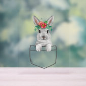 ポケットイースターウサギのバニー アクリルサイン (ニュートラル)