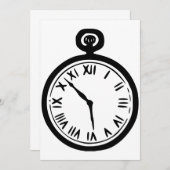 ポケットウォッチ招待状 招待状 (正面/裏面)