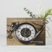 ポケットウォッチ招待状 招待状 (スタンド正面)