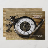 ポケットウォッチ招待状 招待状 (正面/裏面)