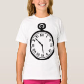 ポケットウォッチ ガールズTシャツ Tシャツ (正面)