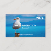 ポケットカレンダー2024鳥 名刺 (正面)