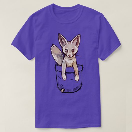ポケットキュートルペルキツネ Tシャツ (デザイン正面)