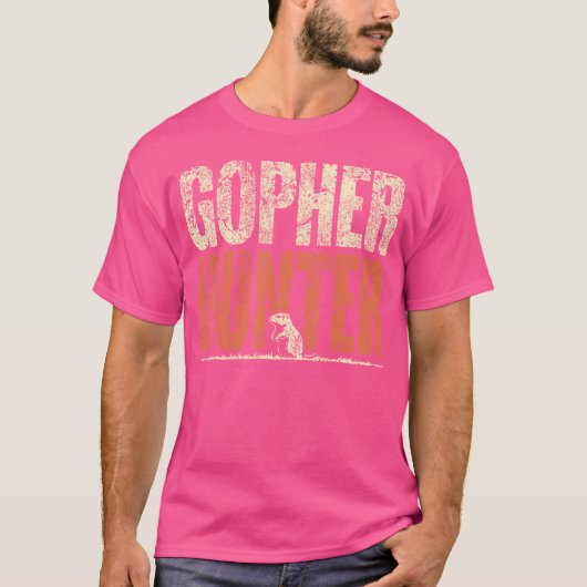 ポケットゴファーハンター Tシャツ (正面)