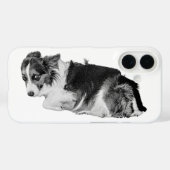 ポケットサイズの子犬の目 Case-Mate iPhoneケース (裏面 (横))