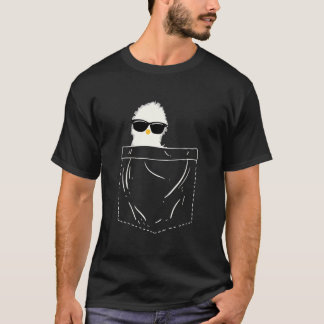 ポケットシルクペットクールオーナーファンシルキーチキン Tシャツ