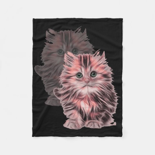 ポケットスケルトンロックハンドハロウィンクールミュージックロック フリースブランケット (正面)