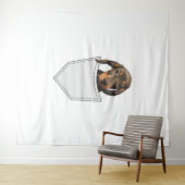 ポケットドッグダシュント タペストリー (インサイチュ(横))