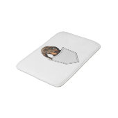 ポケットドッグダシュント バスマット (アングル)