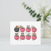 ポケットネズミ-新学期はがき ポストカード (スタンド正面)