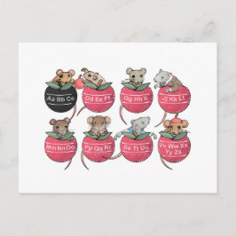 ポケットネズミ-新学期はがき ポストカード