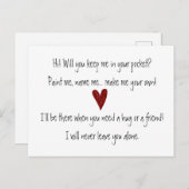 ポケットハグノートカード ポストカード (正面/裏面)