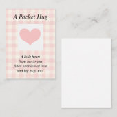 ポケットハグミニノートカード ノートカード (正面/裏面)