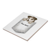 ポケットパピー犬 タイル (側面)