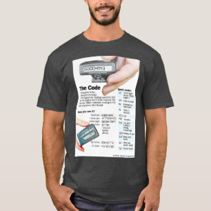 ポケットベルコード Tシャツ