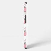 ポケットペットうさぎ柄 iPhoneケース (左側面)