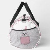 ポケットペットバニーパターン ダッフルバッグ (右)