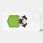 ポケットペット犬 Case-Mate iPhoneケース (裏面 (横))