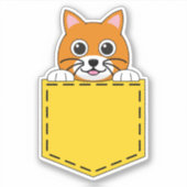 ポケットペット猫 シール (正面)