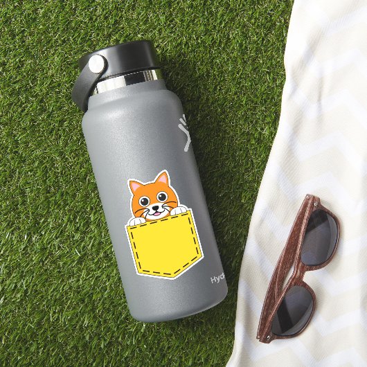 ポケットペット猫 シール (HydroFlaskインサイチュ)