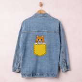ポケットペット猫 デニムジャケット (ハンガー)
