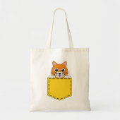 ポケットペット猫 トートバッグ (正面)