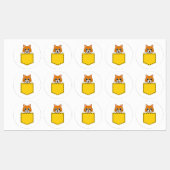ポケットペット猫 ラベル (シート)