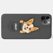 ポケットボストンテリアかわいい犬の飼い主 Case-Mate iPhoneケース (裏面(横))