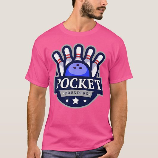 ポケットポーンダースチームボーリング男女 Tシャツ (正面)