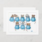 ポケットマウス ポストカードに感謝 ポストカード (正面/裏面)