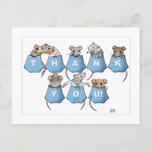 ポケットマウス ポストカードに感謝 ポストカード (正面)