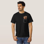ポケットヨークシャーテリア Tシャツ (正面フル)