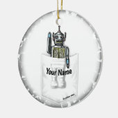 ポケットロボットオーナメント セラミックオーナメント (左)