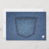 ポケット写真招待状 招待状 (裏面)