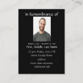 ポケット形見オオカミ 名刺 (裏面)