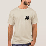 ポケット猫 Tシャツ<br><div class="desc">黒猫</div>