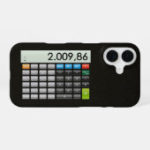 ポケット計算機アプリ iPhone 16ケース (裏面横)